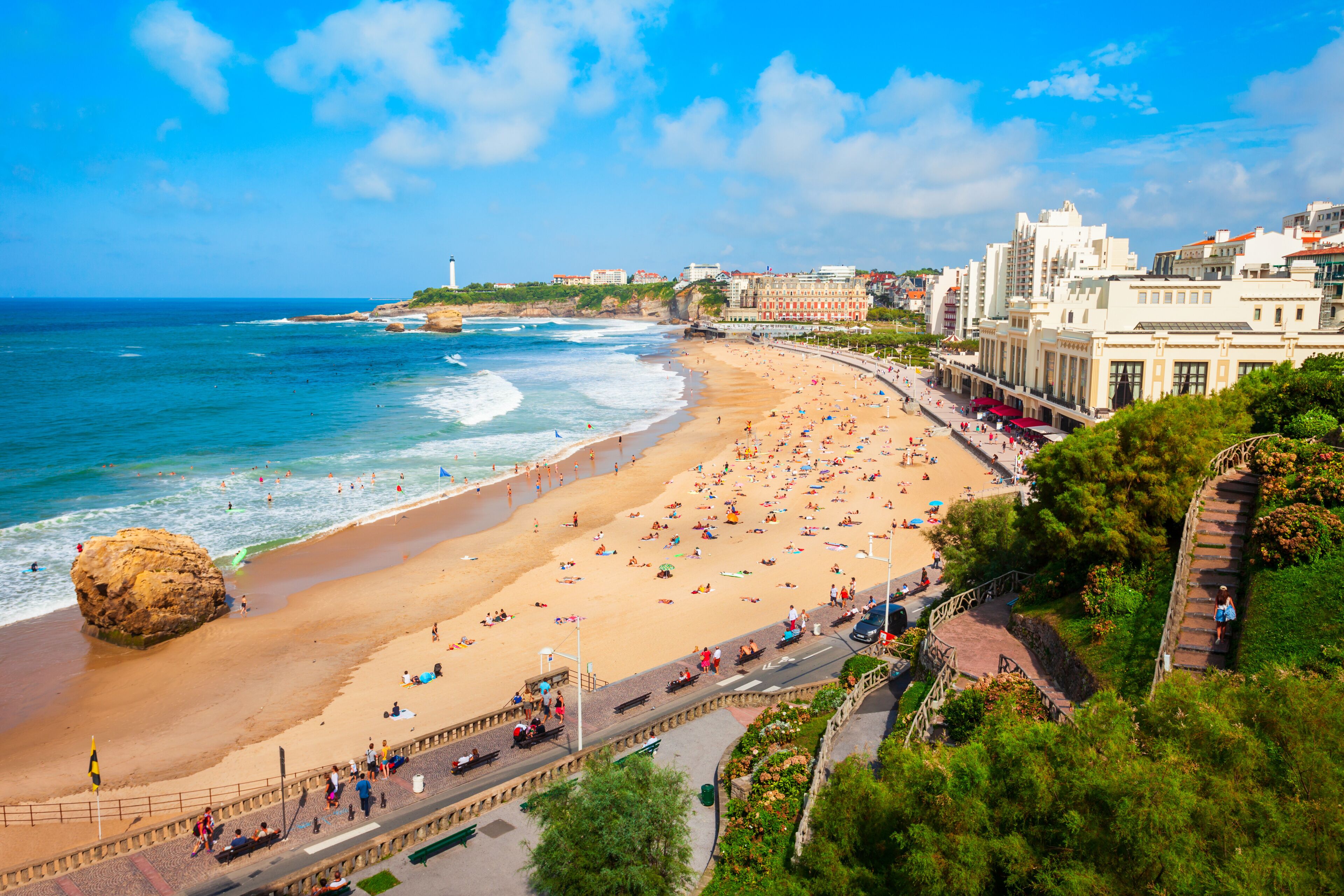 La Grande Plage beach, Biarritz