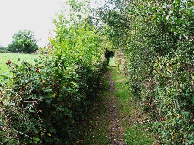 Footpath west of Claygate station