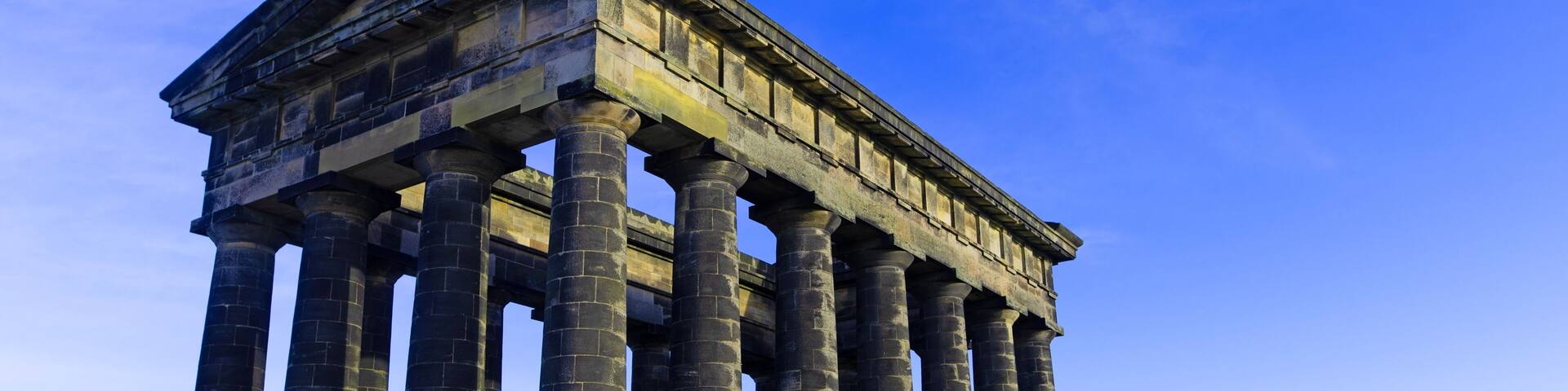 The front of the Penshaw Monument, in November, 2024.