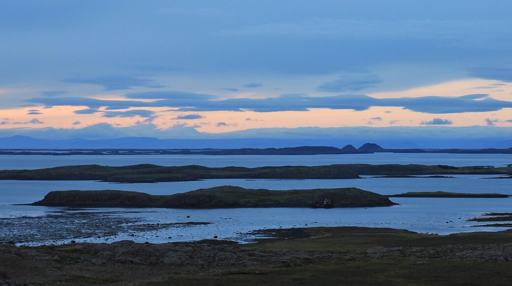 Summer evening at the Breidafjoerdur, Iceland.