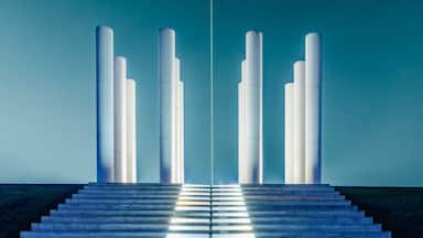 Major axis, place of the 12 columns, Cergy, France