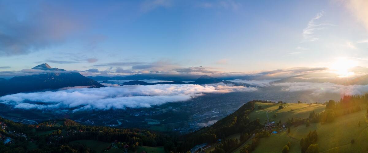 Frankreich Haute Savoie im Herbst
