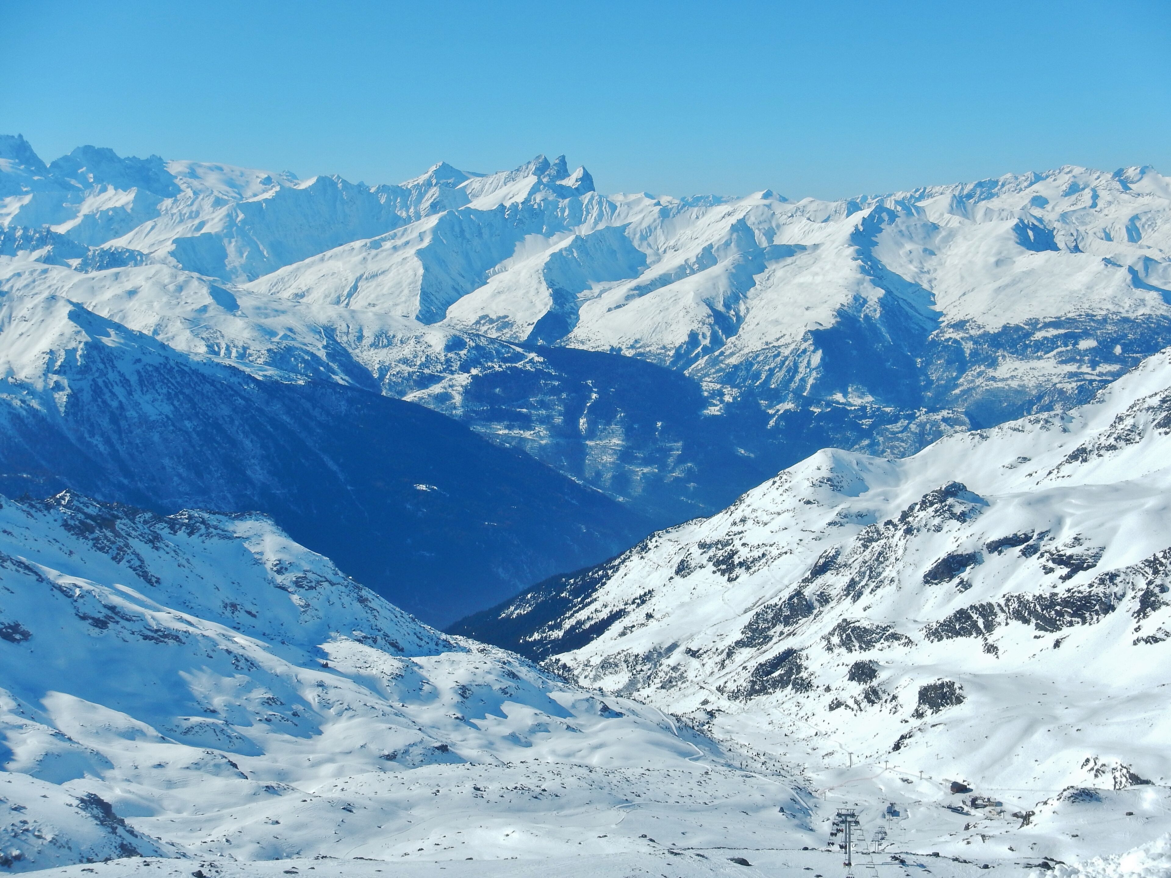 Les 3 Vallées: View direction Orelle