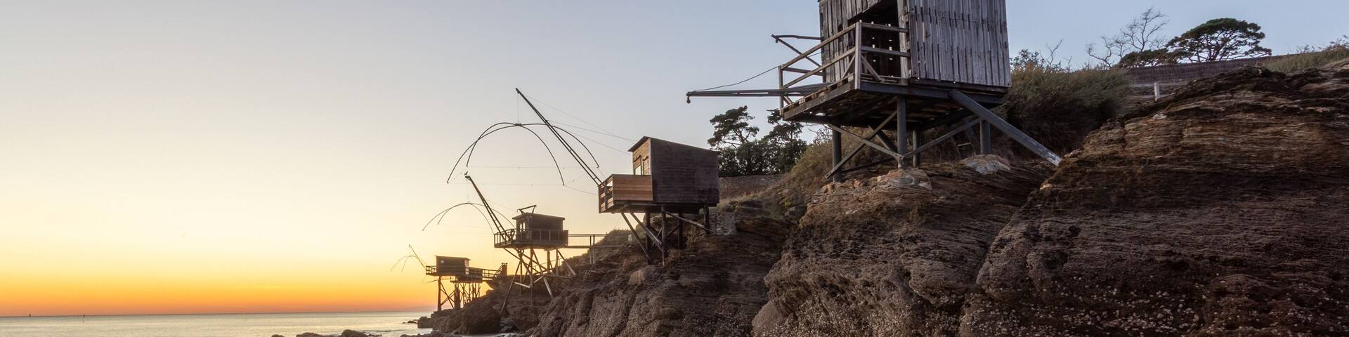 Fishery of the "Cote de Jade" at Pornic, Loire-Atlantique