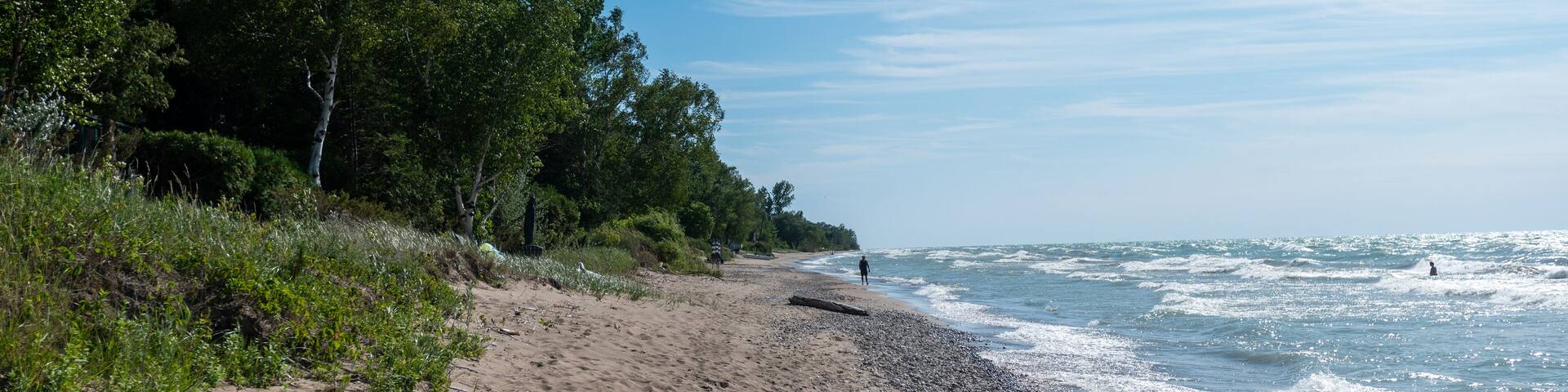 Beautiful lake huron beach