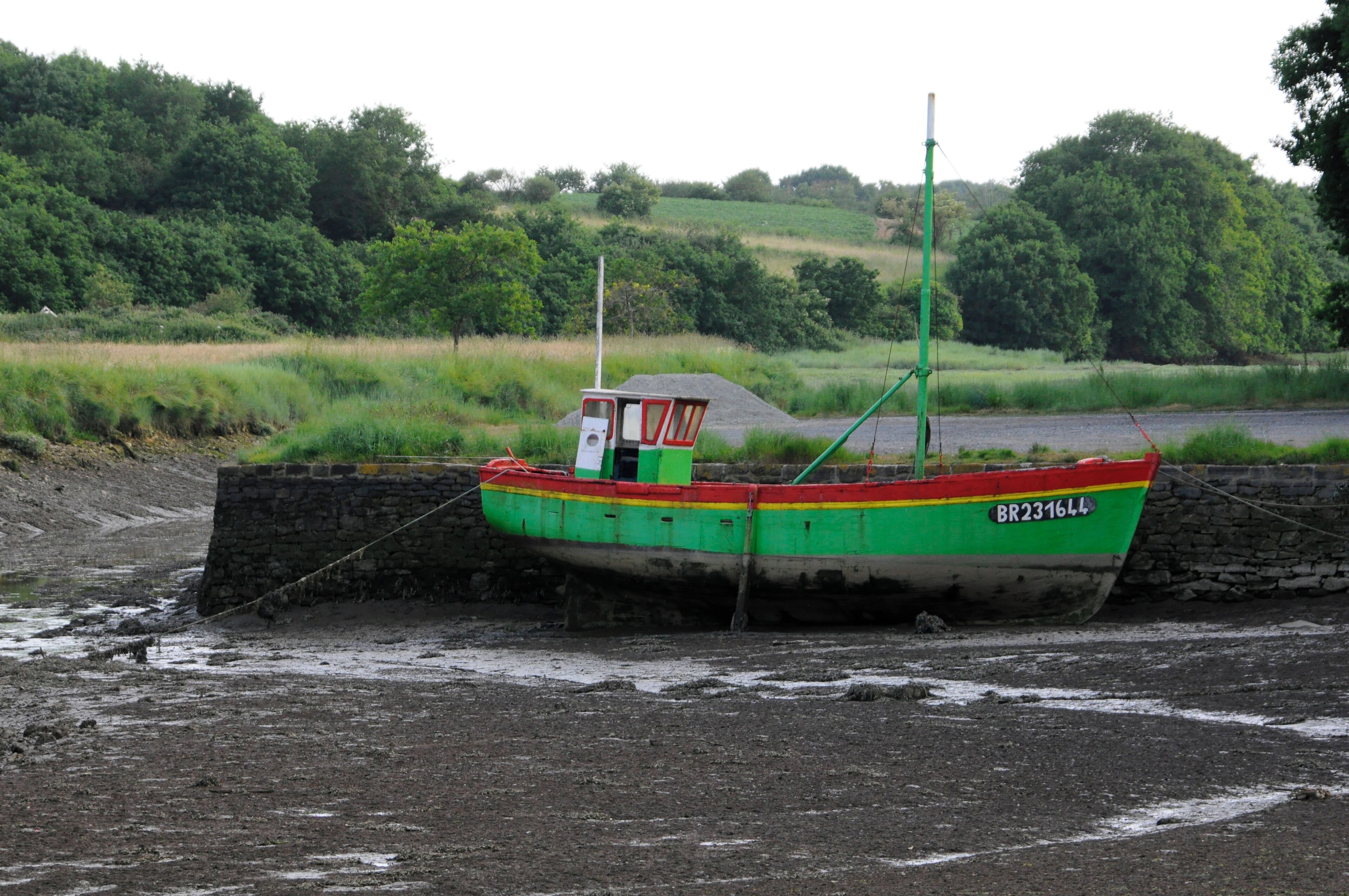 Boat at Low Tide
