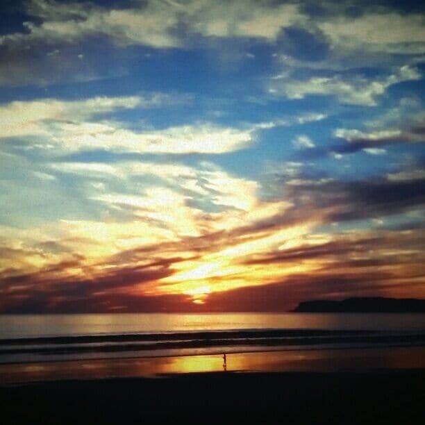 Beautiful sunsets from Coronado beach.... great place to relax and watch the day end