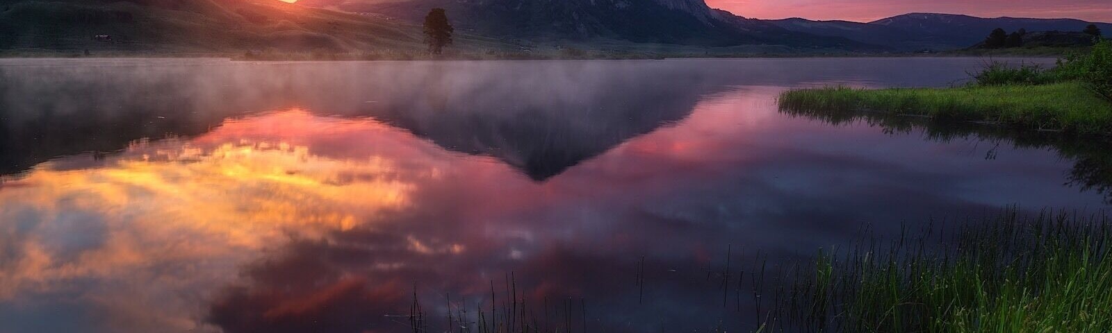 Peanut lake looking gorgeous on a summer morning! #adventure