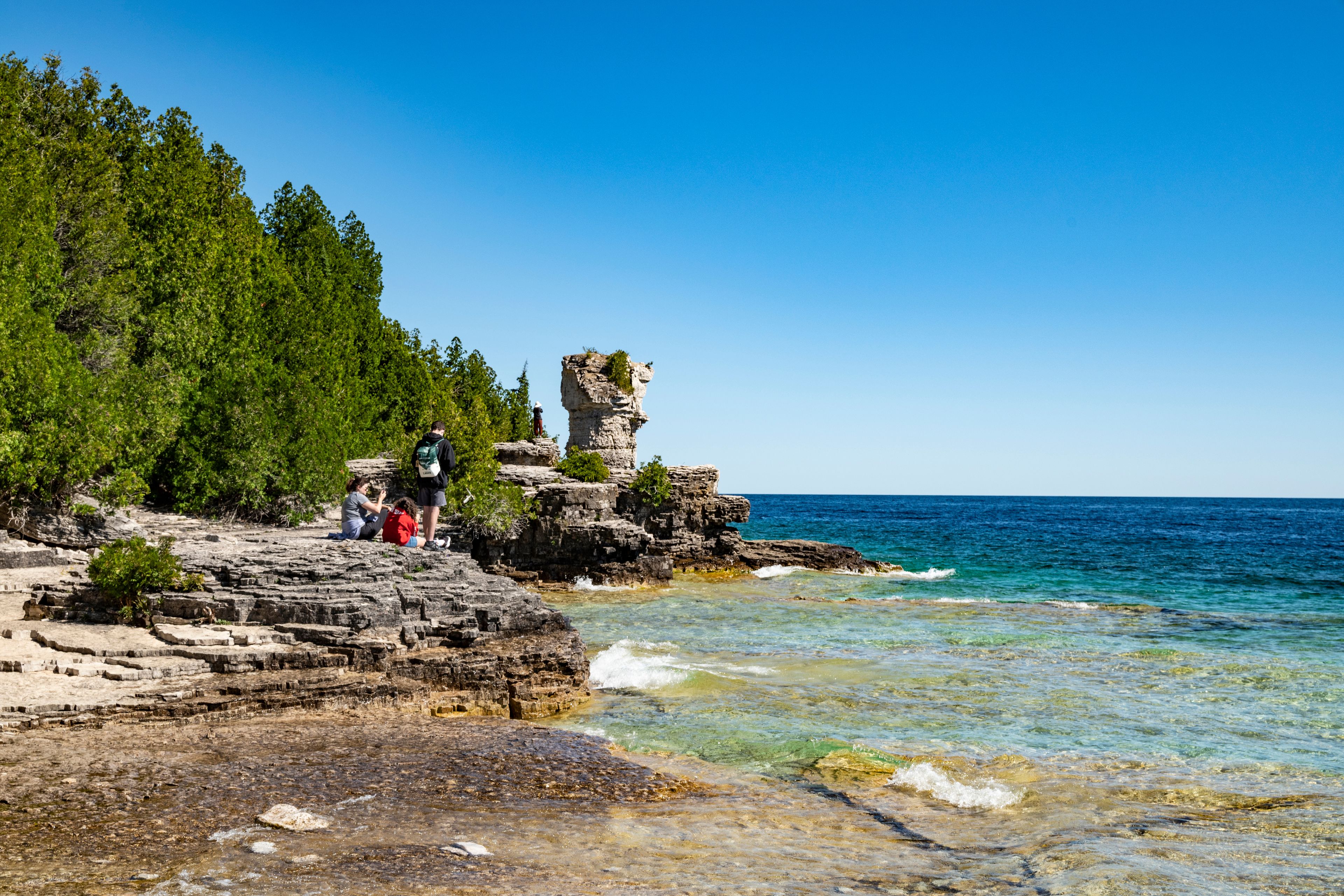 Flower pot Island Rock formation
