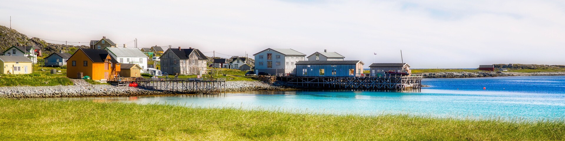 The Abandoned Fishing Village of Hamningberg in Batsfjord, Varanger, Finnmark, Norway