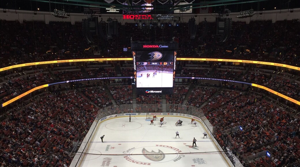 Honda Center, Ducks game vs Blackhawks, taken Nov 2015