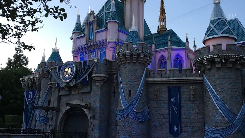 Front of Sleeping Beauty Castle. Disneyland 60th Diamond anniversary 💎
