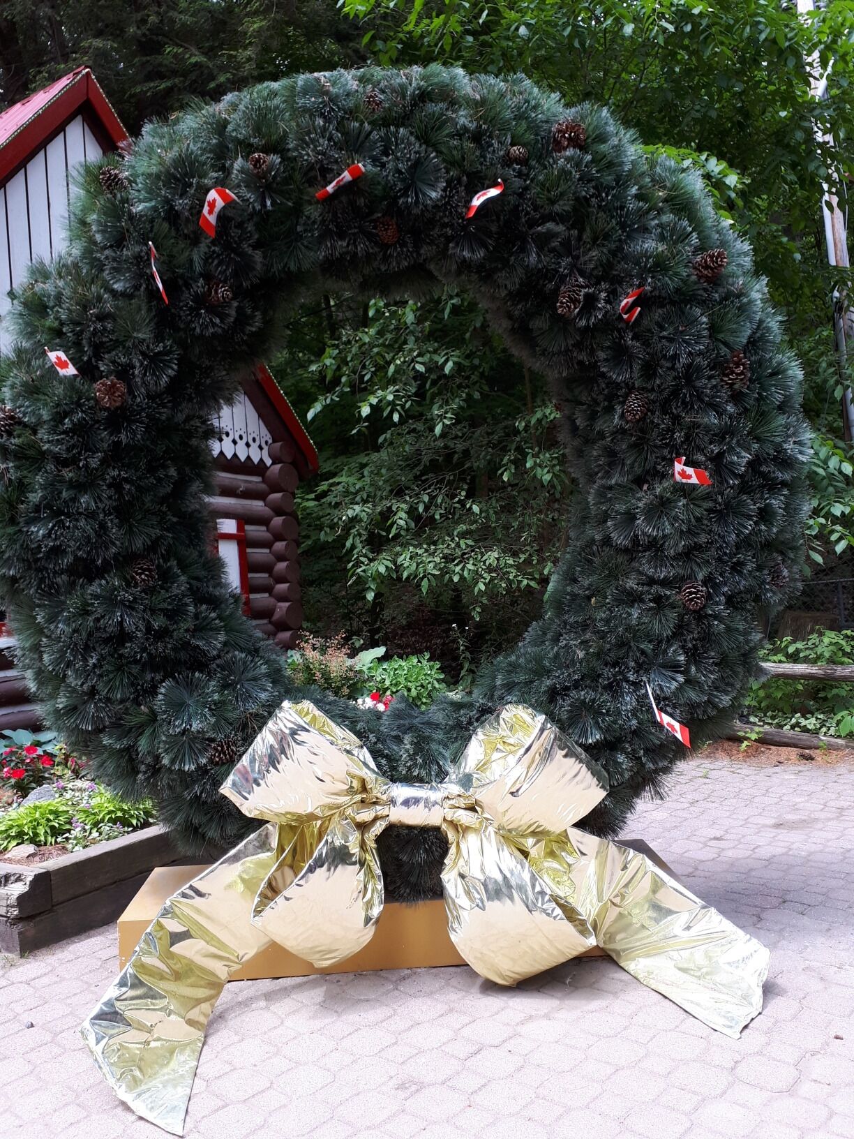 Its an amusement park in Bracebridge muskoka called Santa's Village, its great for family where you can see santa whole year round.