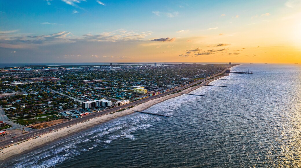 Beach at Galveston Seawall