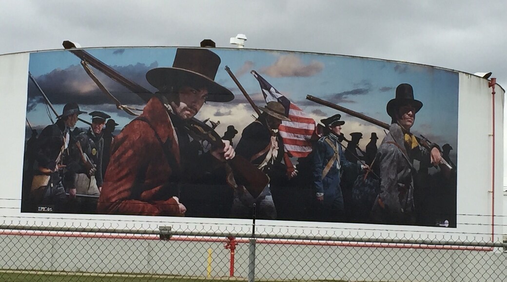 Texas proud chemical tanks sport evocative historical murals!