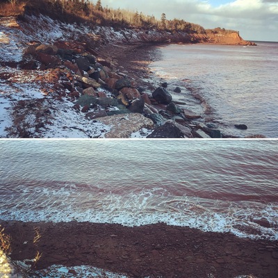 The red sands and tides of PEI
