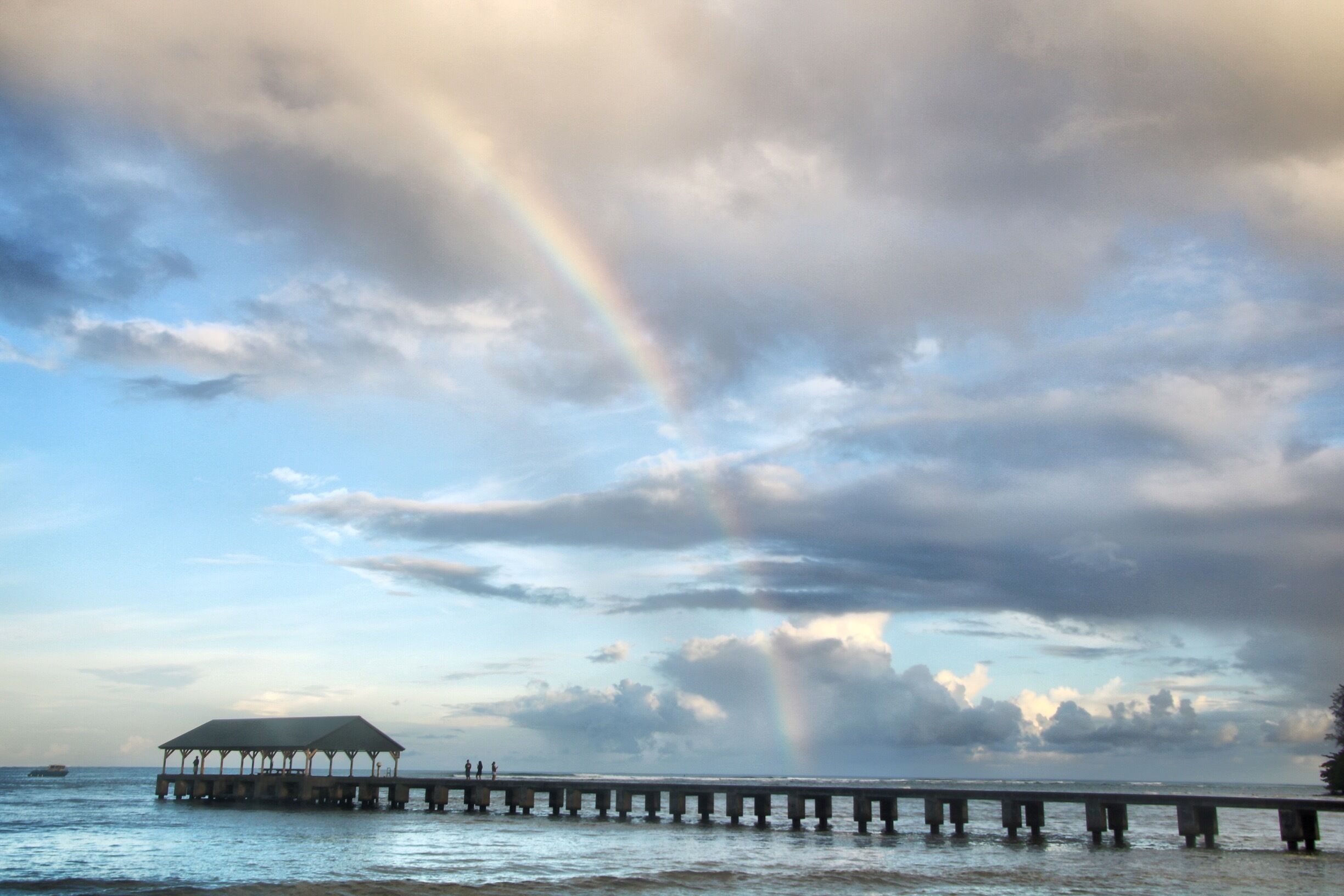 One of the many rainbows  on display