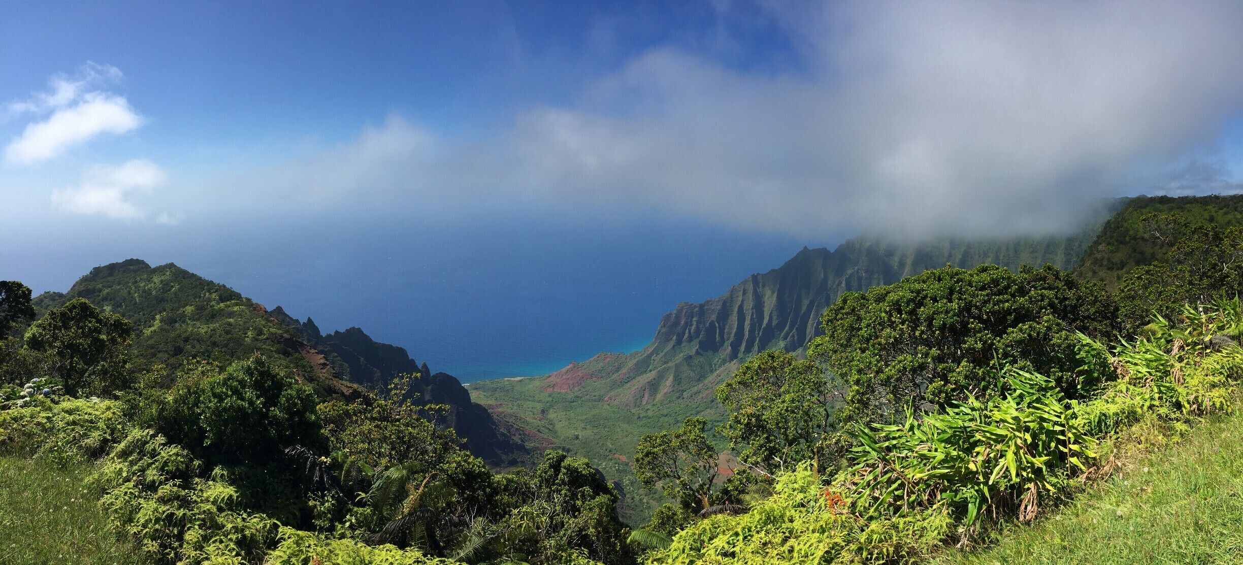 A pano view from the lookout point.