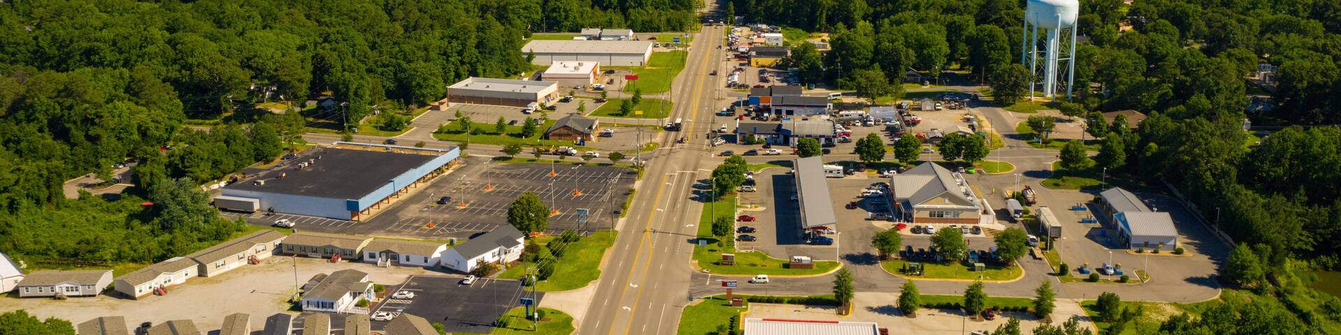 Aerial photo Chester VA USA