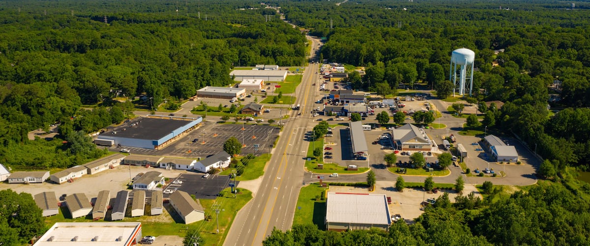 Aerial photo Chester VA USA