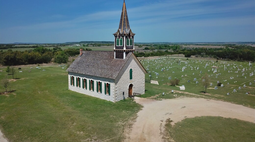 120 year old Norwegian church in Bosque county Texas