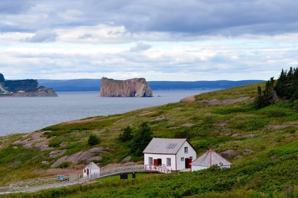 View of Percé from Île Bonaventure, Québec #weekendgetaway #colorful