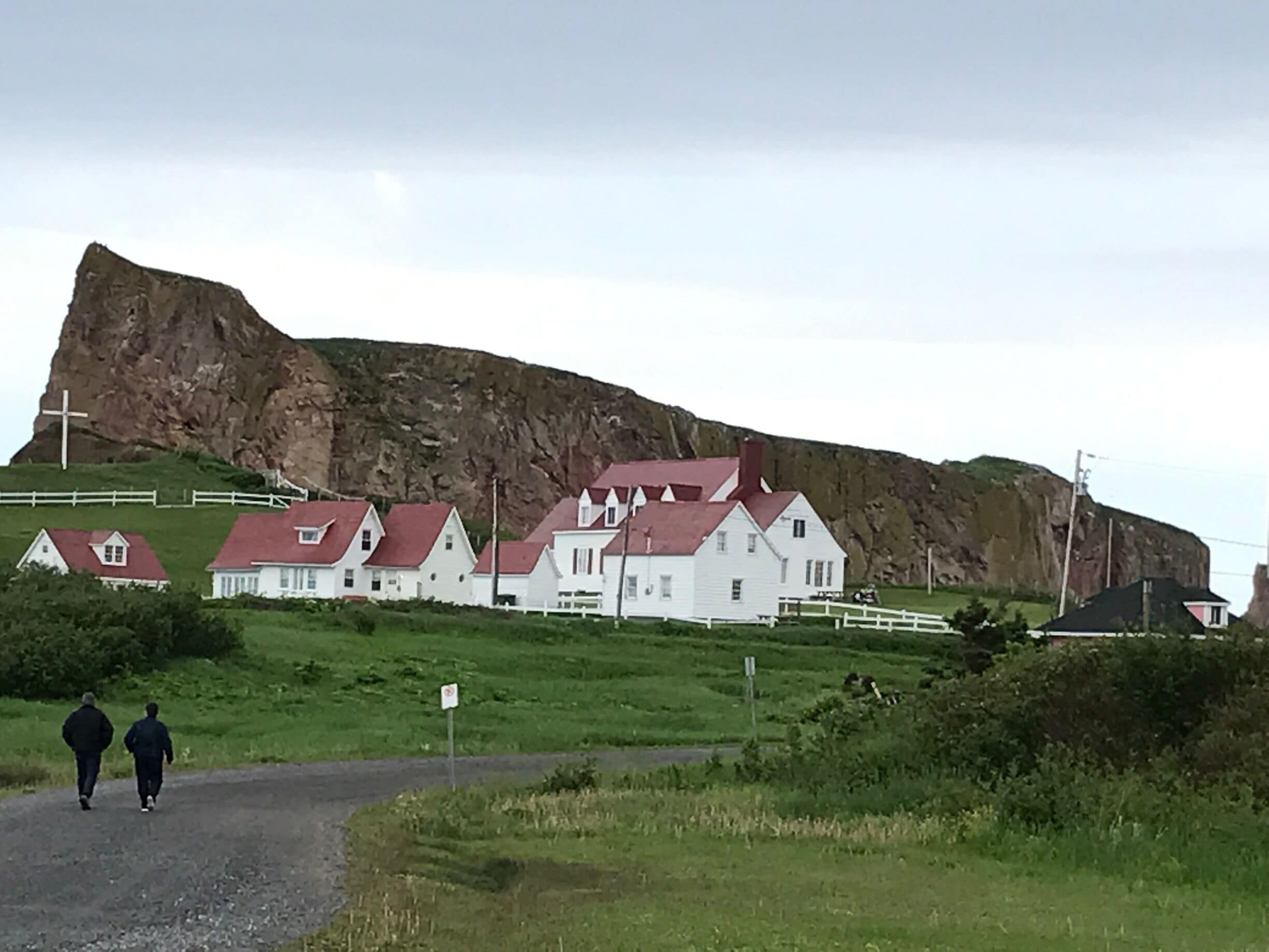 A little town next to Gaspe, Perce, has its own charm. The rock in the background is a home for Northern Gannet birds.