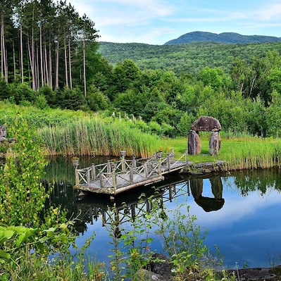 This beautiful vineyard produces ice wine and dessert wines. But, even if you don't drink wine, it's worth it to go for the beautiful grounds.