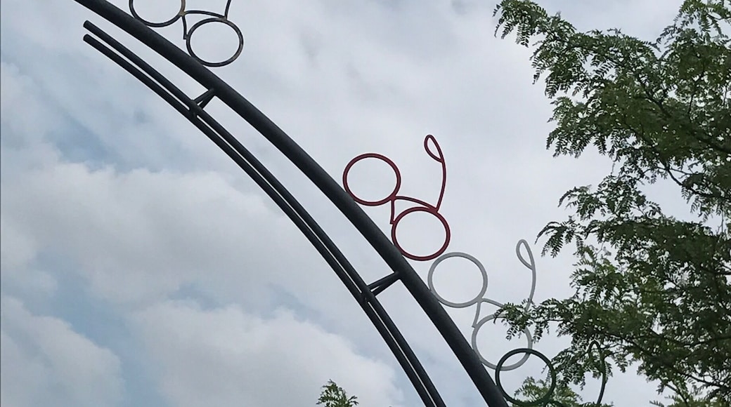 This small town takes pride in its ski area in Mont Sutton for Winter, and its bike path during the warmer months.