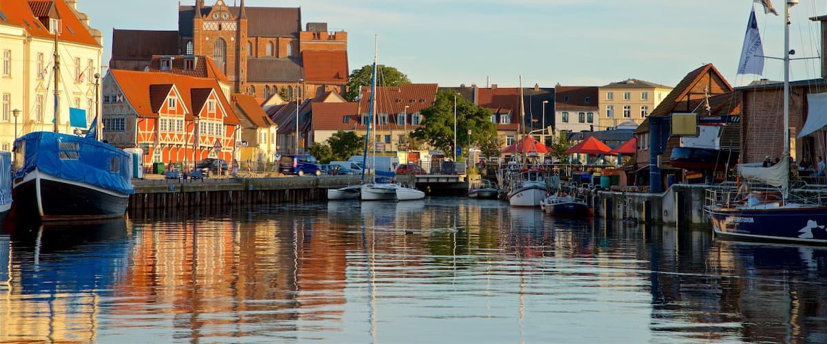 Wismar som inkluderer bukt eller havn