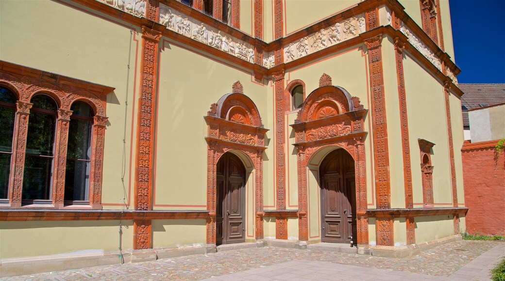 Wismar montrant éléments du patrimoine