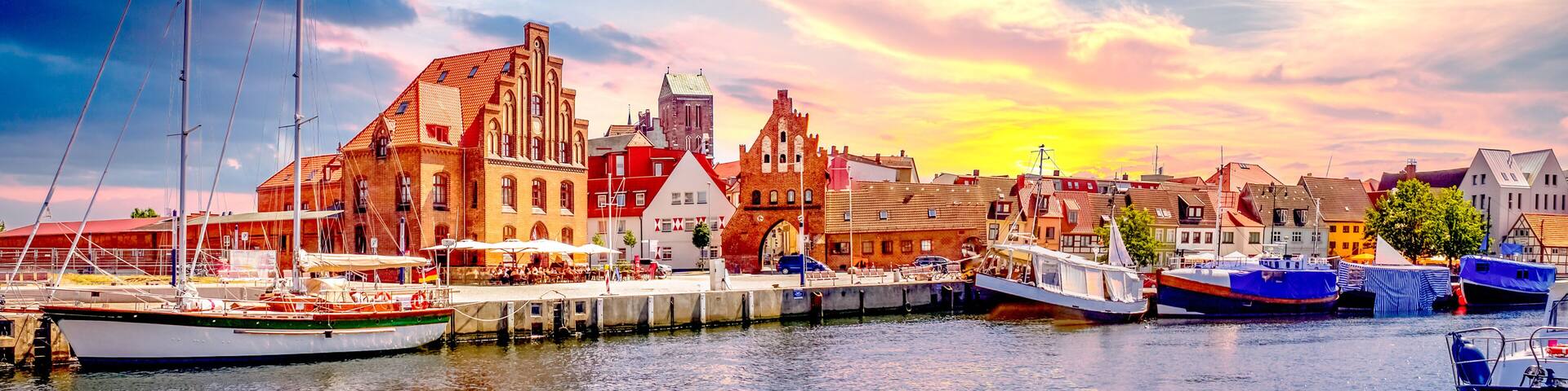 Altstadt, Wismar, Ostsee, Deutschland