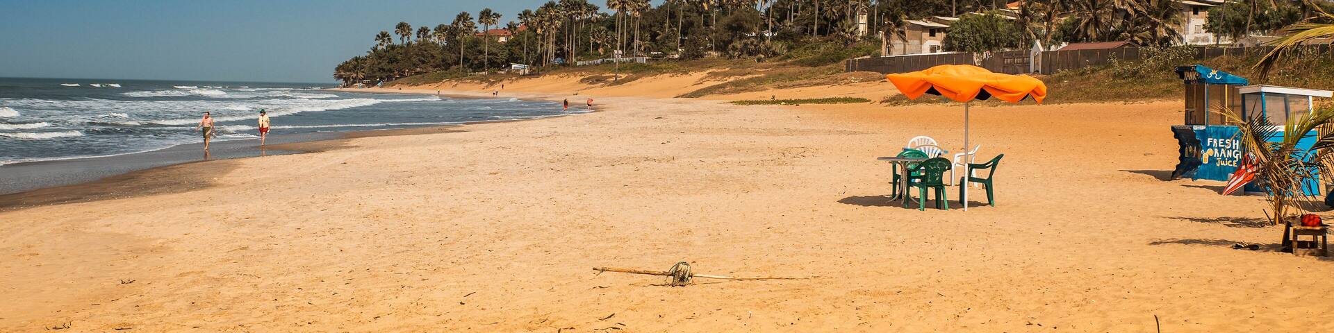 West Africa Gambia Banjul Serrekunda - view of the Paradise beach