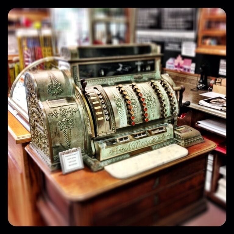 Old cash registrar