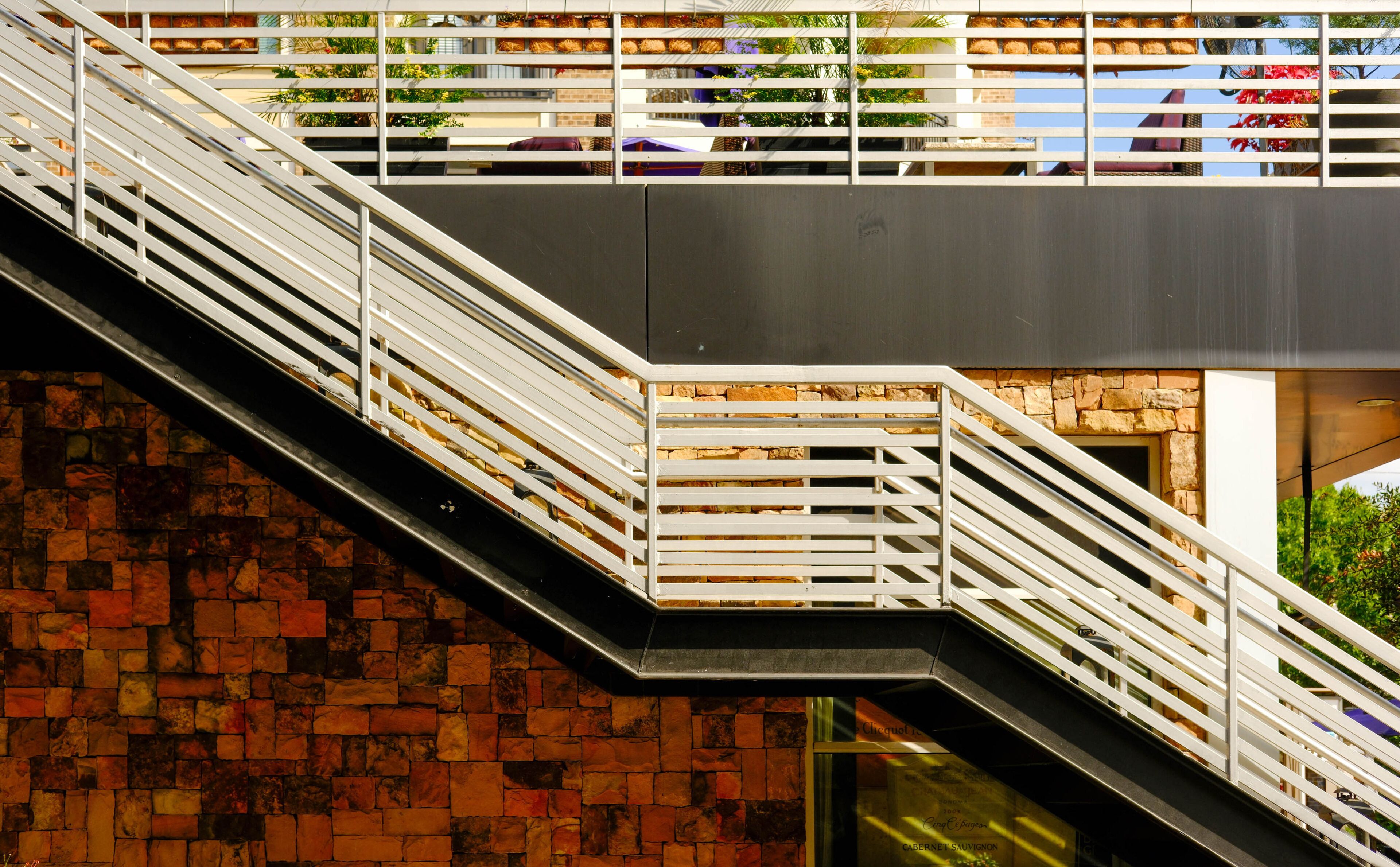 Stairs at Avalon Mixed Use Development in Alpharetta Georgia