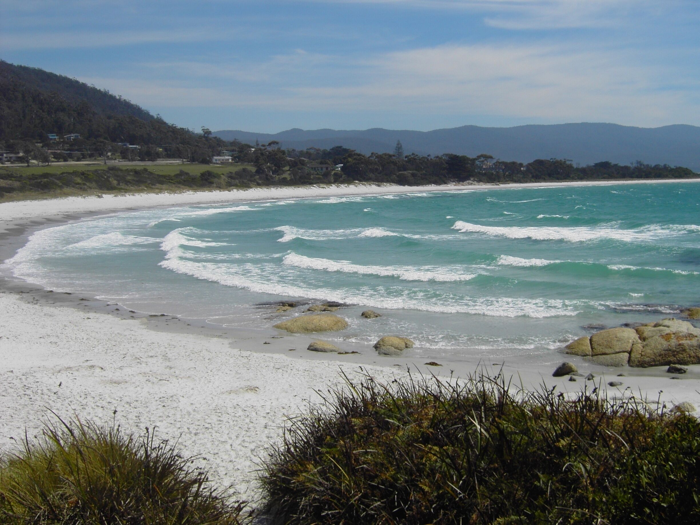 Taken in 2004 in Tasmania.
This is Bicheno Beach.  'The jewel of the Esast Coast' 