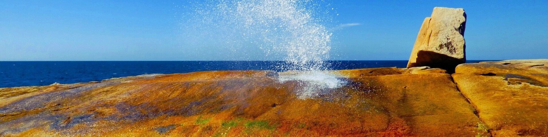 Blowhole at Bicheno! Be patient to get that shot!