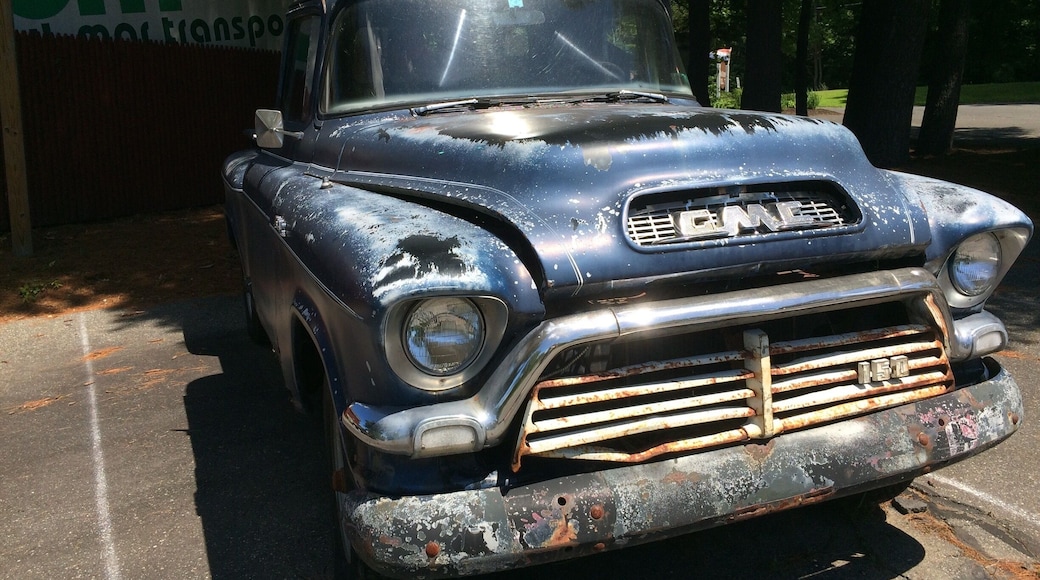 Amherst Farm Winery is a small family owned winery offering an impressive list of fruity wines. We found this impressive old man on the grounds!