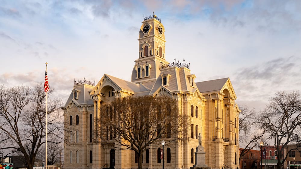 Hill County Courthouse in Hillsboro, Texas