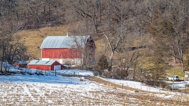 Winter Barn in the Driftless Area of Southwest Wisconsin