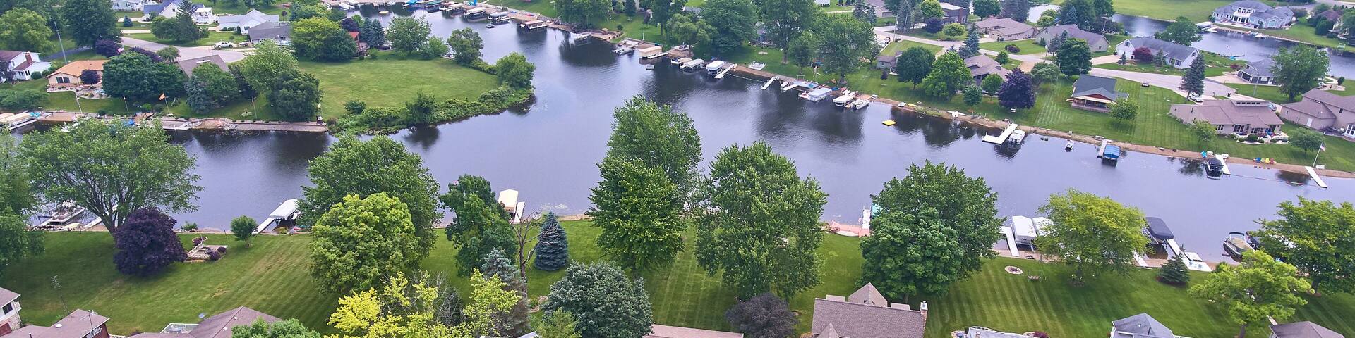 Aerial Lake Property