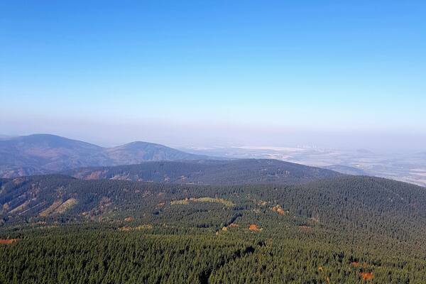 View from the top of mountain Ještěd #LifeAtExpedia