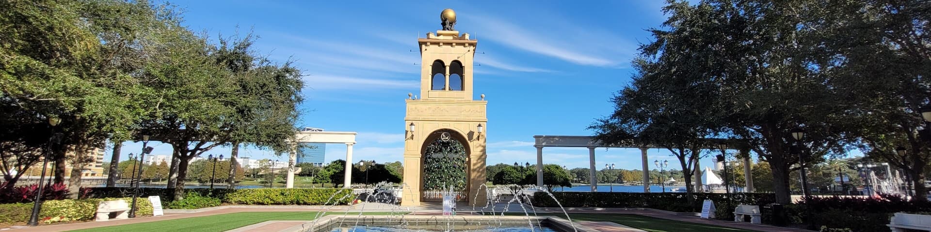 Altamonte Uptown Plaza and Tower in Cranes Roost Park. Photo image