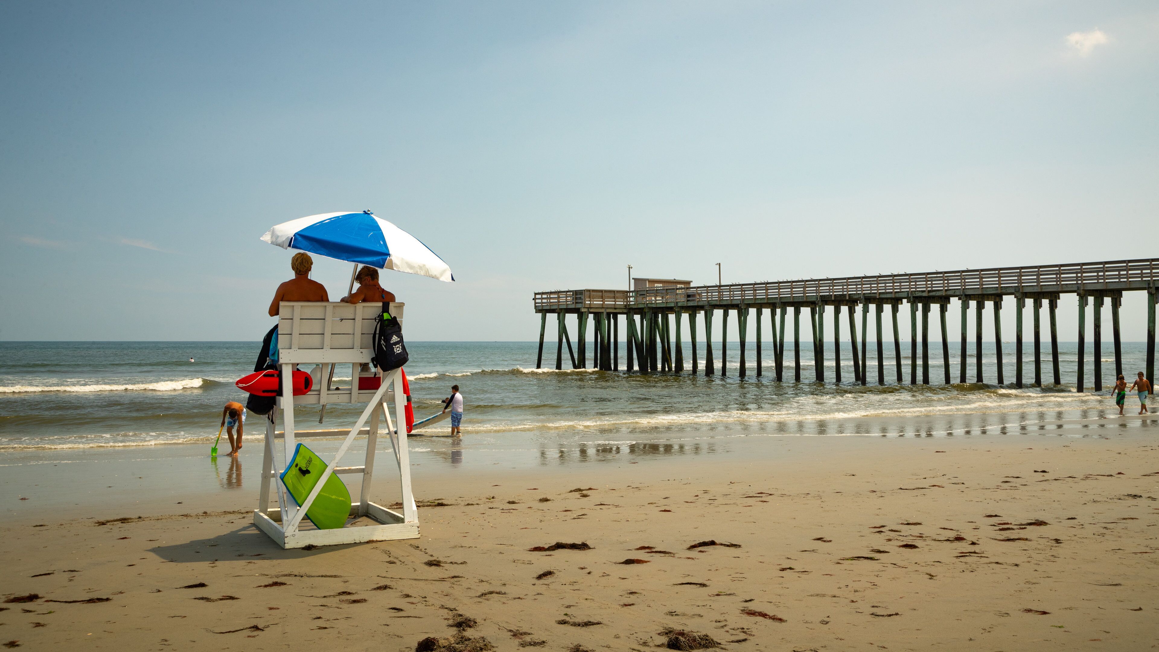 Avalon showing a beach and general coastal views as well as a couple