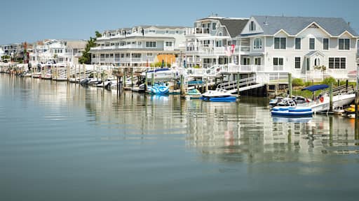 Avalon which includes a bay or harbor and a house