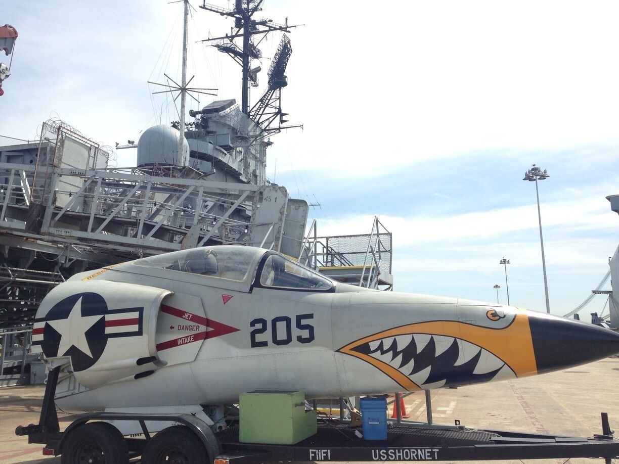 The USS Hornet has great views of the Bay and is home to an awesome naval museum