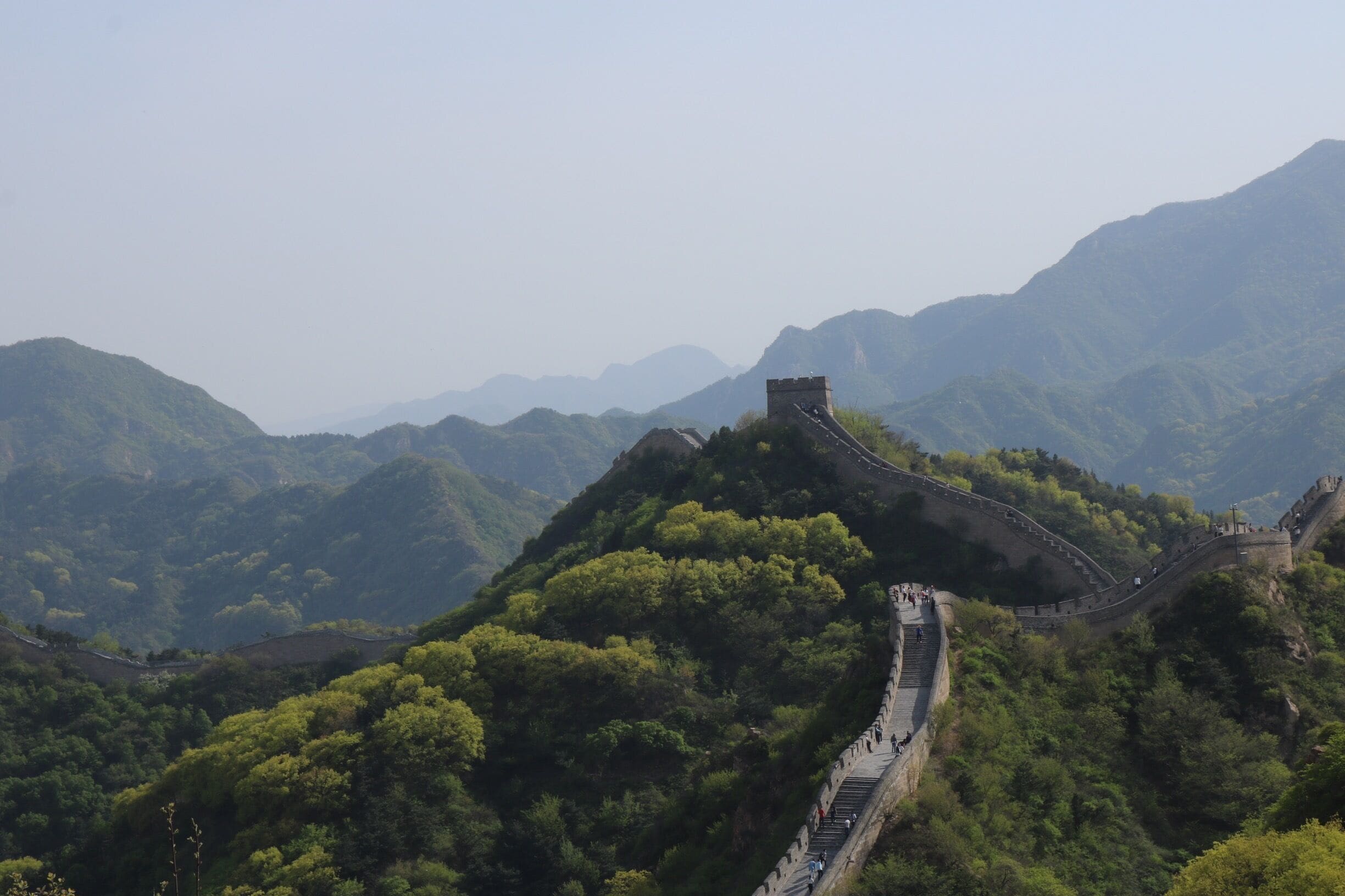 Badaling is the best preserved and most visited section of the Great Wall of China. It is about an hour's train ride from Beijing.