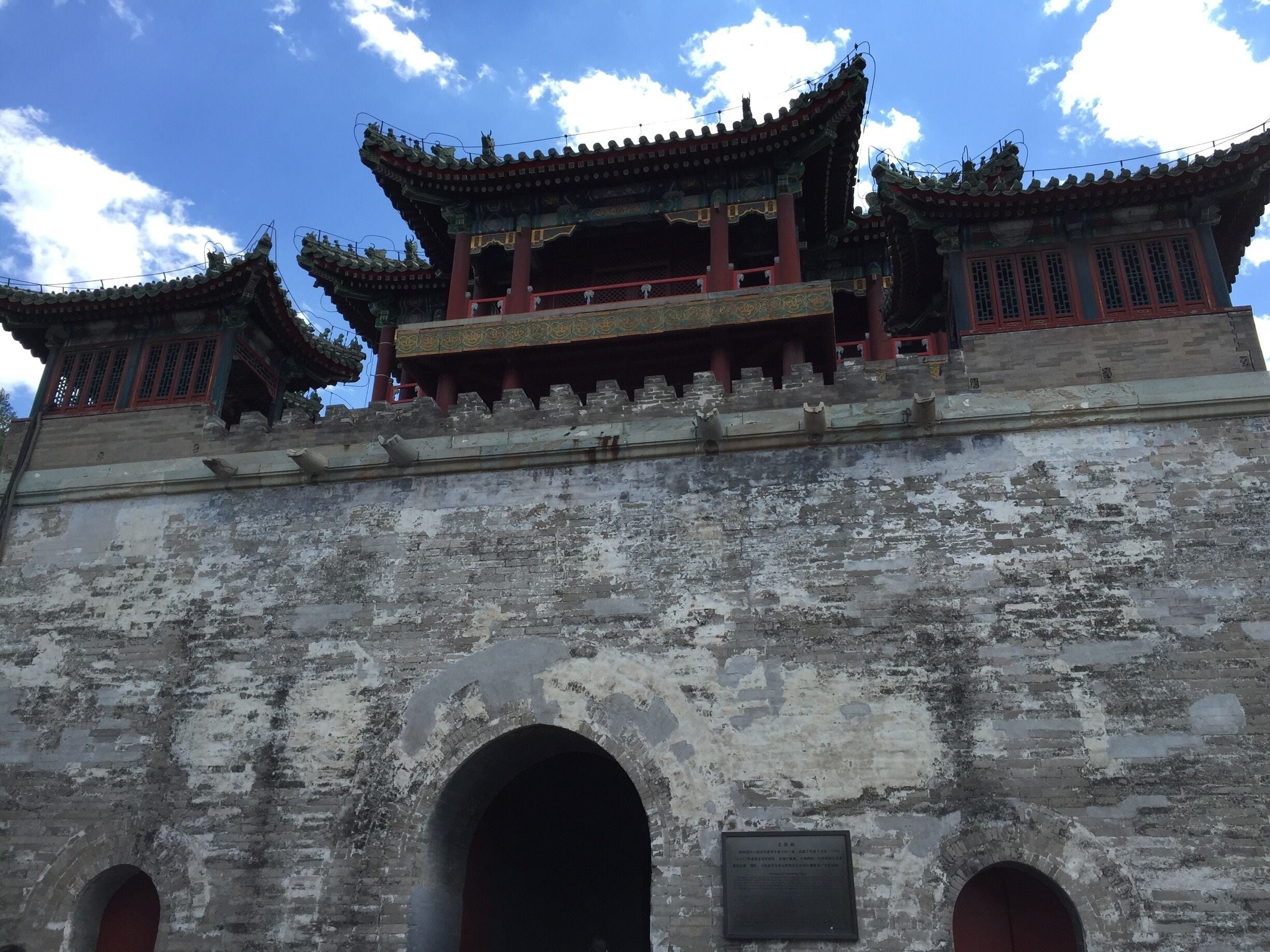 In front of gate in Summer Palace