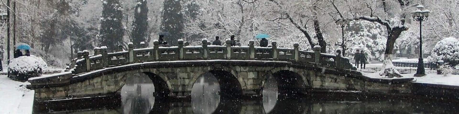 Peking University (as it's still referred to in English) has beautiful grounds, even in winter. #snow