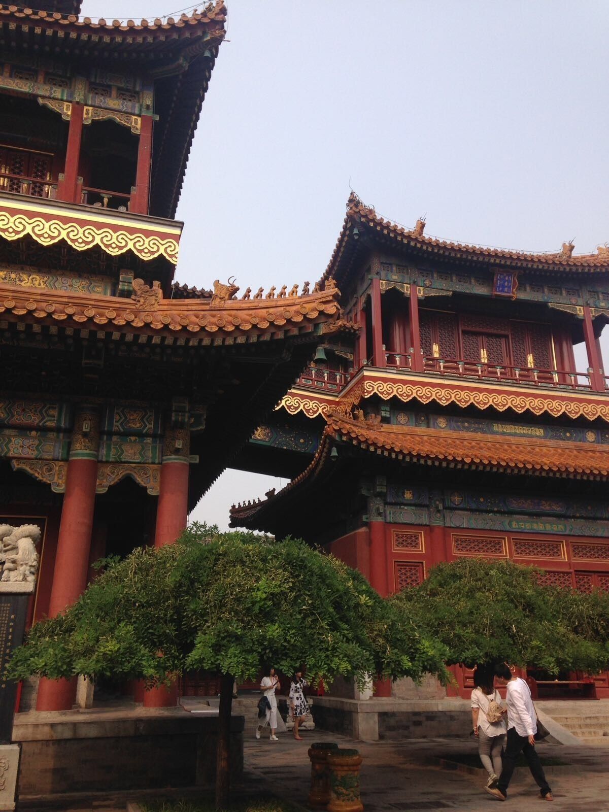 Nice temple complex in a very nice area in Beijing